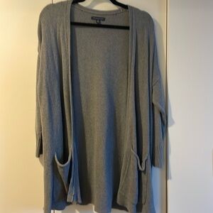 Gray cardigan